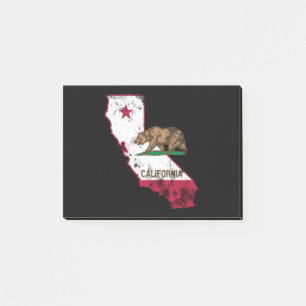 California Flag Patriotic Post-it Notes