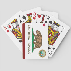 California flag playing cards