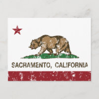 california flag sacramento distressed