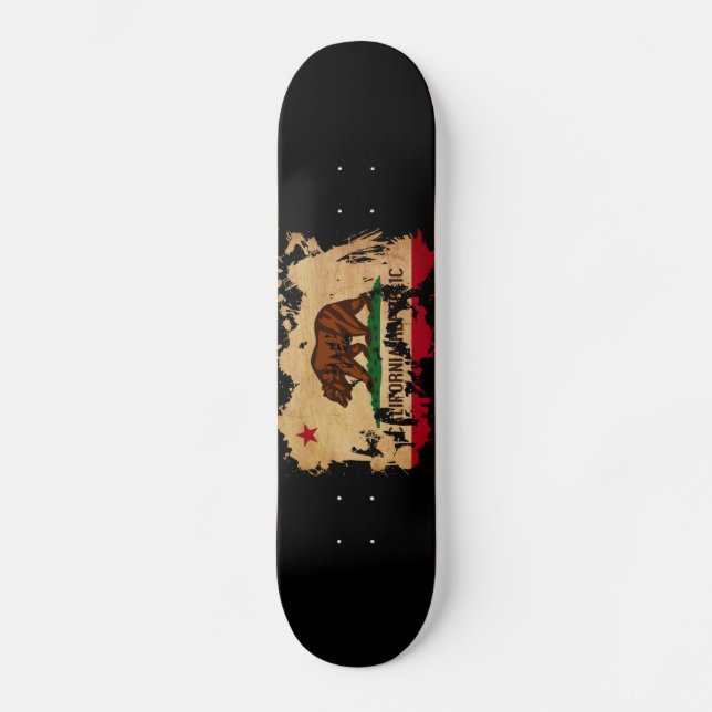California Flag Skateboard (Front)