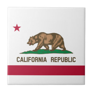 California Flag Tile