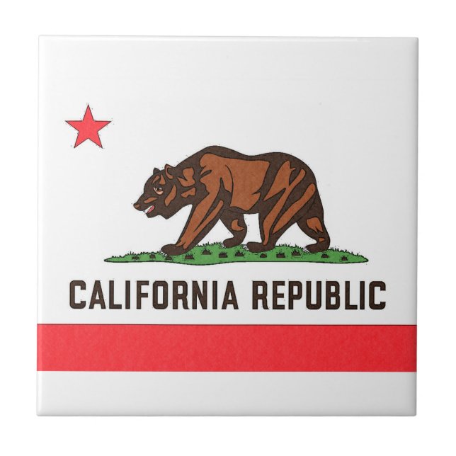 CALIFORNIA FLAG Tile (Front)