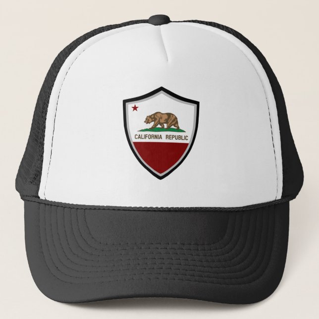 California flag trucker hat (Front)