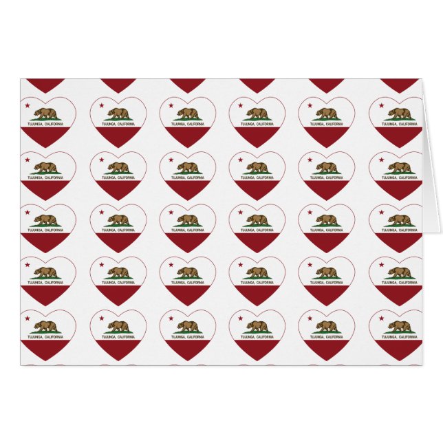 california flag tujunga heart (Front Horizontal)