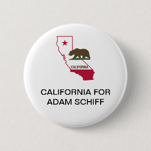 CALIFORNIA for Adam Schiff SENATE 6 Cm Round Badge