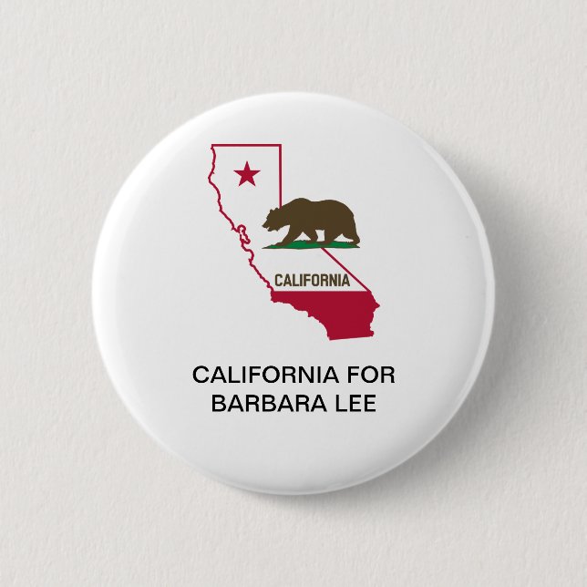CALIFORNIA for Barbara Lee SENATE  Button (Front)