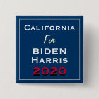 CALIFORNIA For BIDEN HARRIS 2020 Square Button