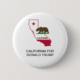 CALIFORNIA for DONALD TRUMP 2020 Button