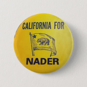 California For Nader Button