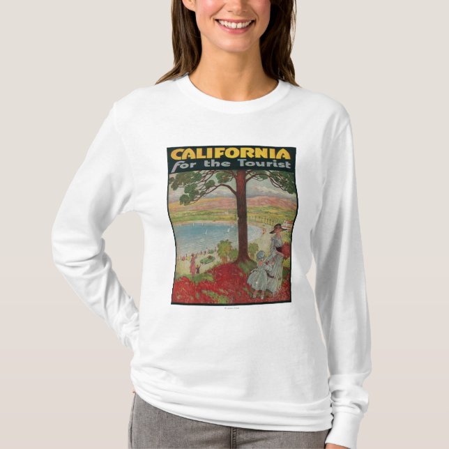 California For The Tourist Poster T-Shirt (Front)