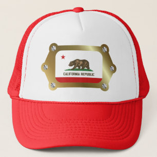 California framed Flag Hat