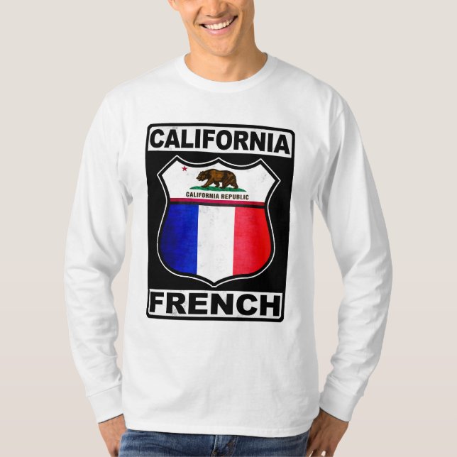 California French American   T-Shirt (Front)