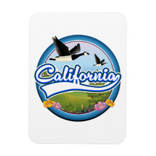 California Geese vacation logo Magnet