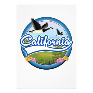 California Geese vacation logo Photo Print