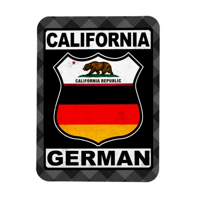 California German American   Magnet (Vertical)
