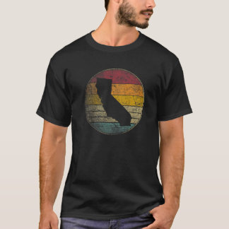 California Gift Vintage Distressed Retro Sunset Me T-Shirt