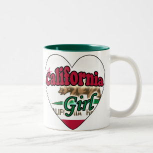 California Girl Two-Tone Coffee Mug