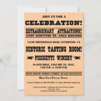 California Gold Rush Handbill ~ Private Custom