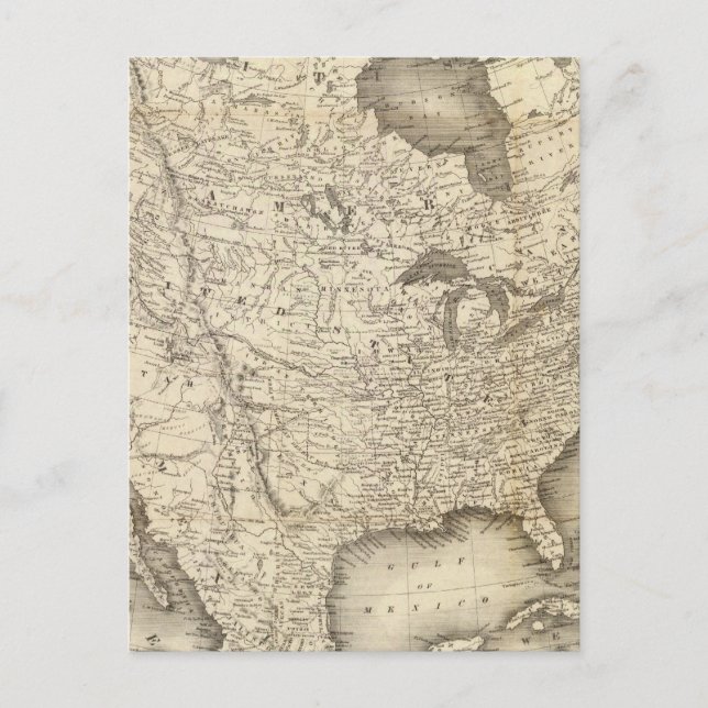 California Gold Rush Postcard (Front)