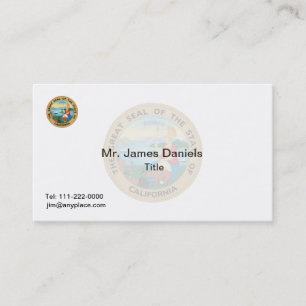 California Great Seal Business Card