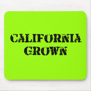 California Grown Distressed Golden State Pride Mouse Pad