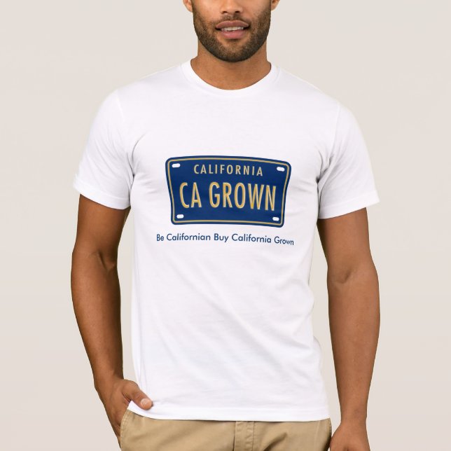 California Grown Logo Mens T-shirt (Front)
