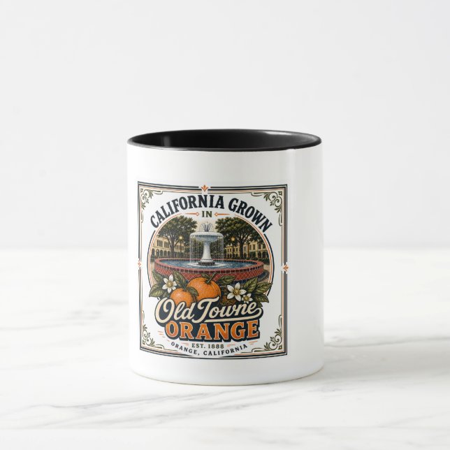 California Grown - Old Towne Orange Mug  (Center)