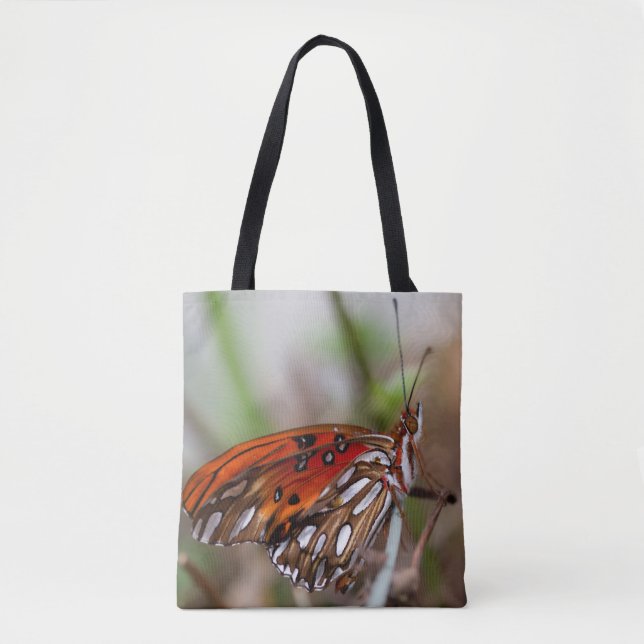 California Gulf Fritillary Butterfly Tote Bag (Front)