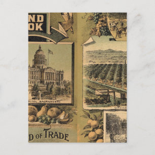 California hand book postcard