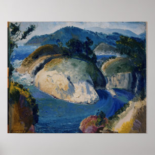 California Headlands by George Bellows Poster