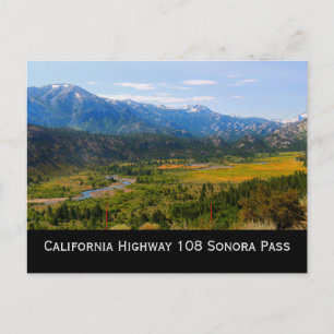 California Highway 108 Sonora Pass Postcard