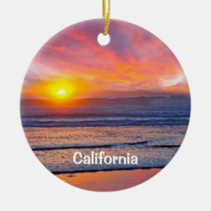 California Holiday Ornament