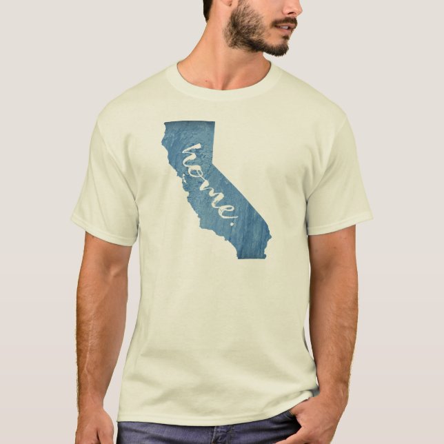 California Home Wood Grain T-Shirt (Front)