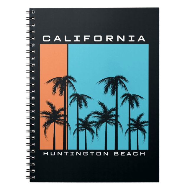 California Huntington Beach Notebook (Front)
