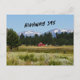 California HWY 395 Landscape Postcard