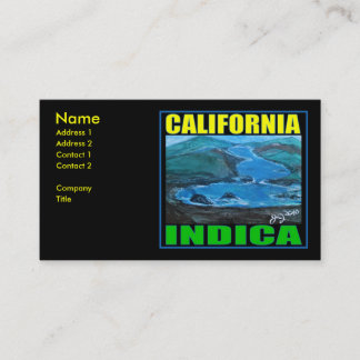 CALIFORNIA INDICA BUSINESS CARD