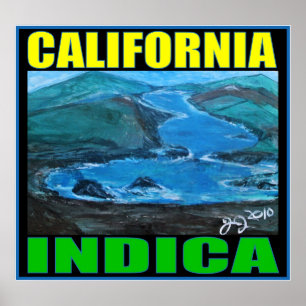 CALIFORNIA INDICA POSTER