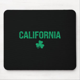California Irish Shamrock St Patrick's Day  Mouse Pad