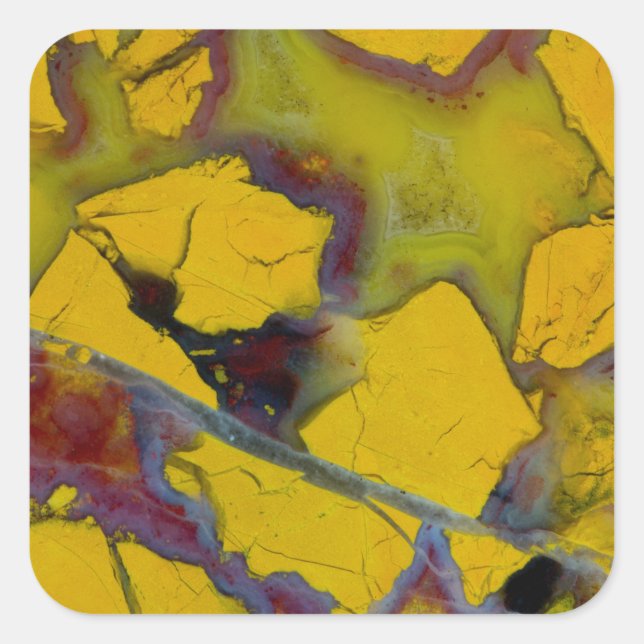 California Jasper Square Sticker (Front)