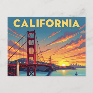 California Keepsake The Golden Gate Bridge Postcard