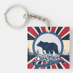 California Key Ring