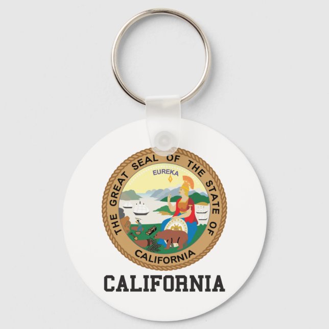 California Key Ring (Front)