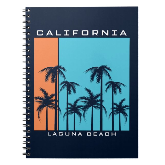 California Laguna Beach Notebook (Front)