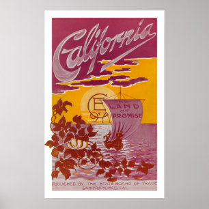 California Land of Promise Poster