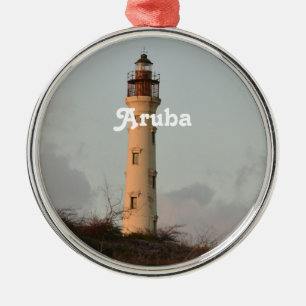 California Lighthouse Metal Tree Decoration
