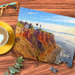 California Lighthouse on Rocky Cliff Ocean Photo Jigsaw Puzzle<br><div class="desc">The beauty of this colourful, vibrant Palos Verdes, CA lighthouse, captured in the late afternoon and perched on a rocky cliff overlooking the Pacific Ocean, provides inspiration whenever you work on this stunning photography jigsaw puzzle. Makes a great gift! Comes in a special gift box. You can easily personalise this...</div>