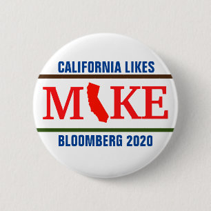 California like Mike 6 Cm Round Badge