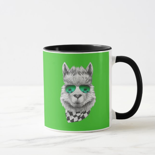 California llama mug (Right)