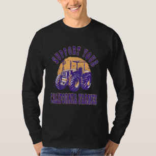 California Local Farming Support Your California F T-Shirt