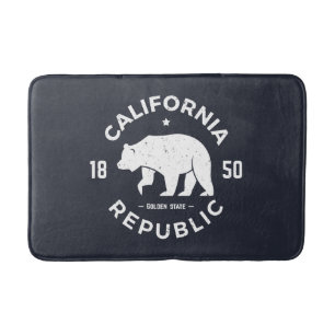 California Logo The Golden State Bath Mat